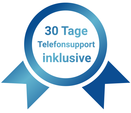 30 Tage Tage Telefonsupport inklusive 30 Tage Tage Telefonsupport inklusive