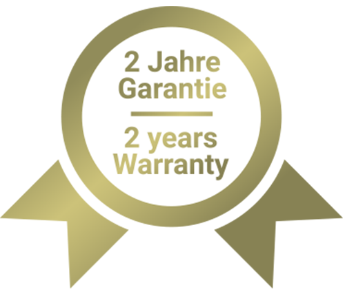 24 Monate Garantie 24 Monate Garantie
