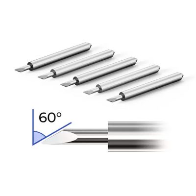 Besonders gut für dickeres Material – die 60° Ersatzmesser für Ihren M1 Laser