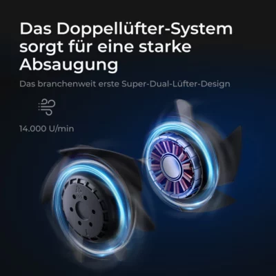 xTool Rohrventilator IF2 - Doppellüftersystem mit starker Absaugung