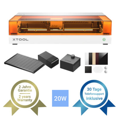 xTool S1 20W Basic Bundle in weiss