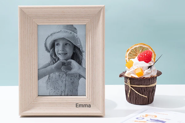 Für wunderschöne Erinnerungen – Gravieren Sie nicht nur Fotos auf verschiedenen Oberflächen sondern auch edle Gravuren auf Bilderrahmen und mehr,