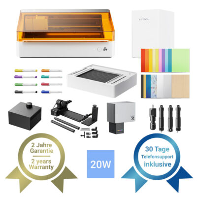xTool M1 Ultra 20W im All in One Bundle - Lieferumfang