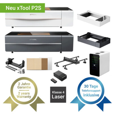 xTool P2S CO2-Laser LK4 im All in One Bundle - Produktbild