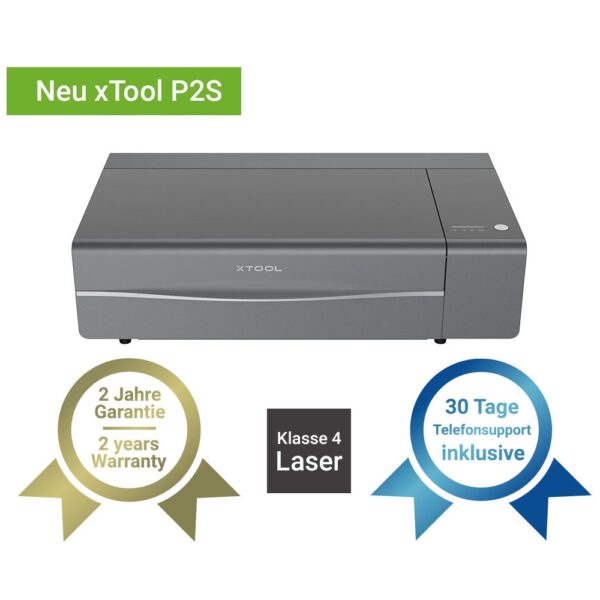 xTool P2S 55W CO2 Laser in grau - Standalone