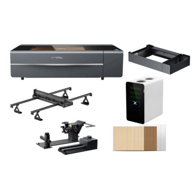 xTool P2S 55W CO2-Laser im praktischen All in One Bundle, in schwarz