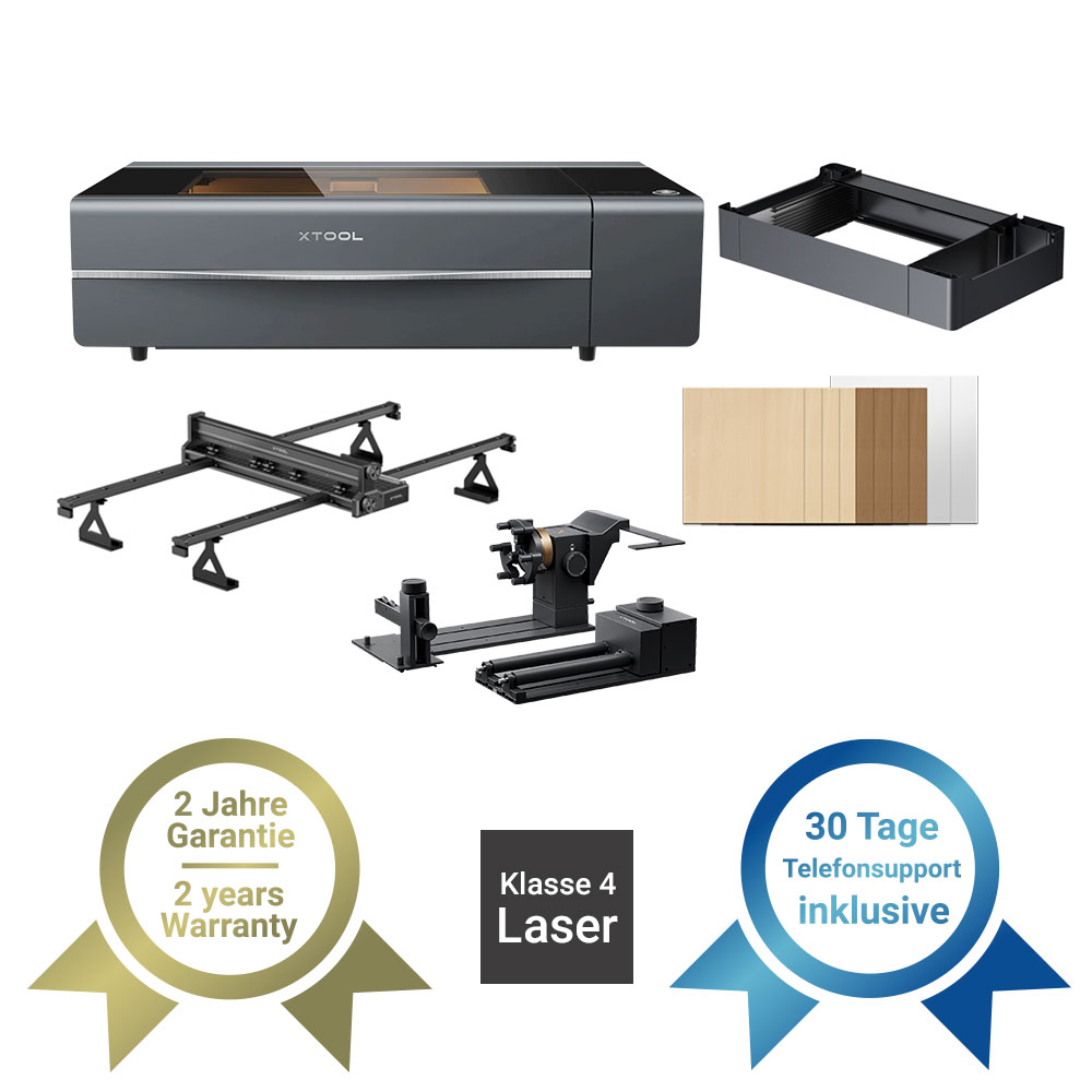 xTool P2S Versatile Bundle mit neuer RA3 Rotary