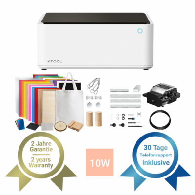 xTool M1 10W Diodenlaser + Air Assist + Premium Materialpaket