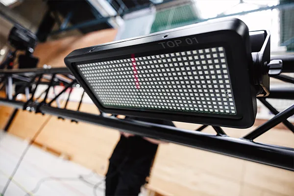 Ein Graviertes Lichtpad / Scheinwerfer