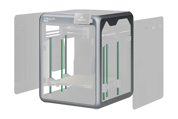 Dank der hochwertigen Schienen kann die Creality K2 Serie hochwertige 3D Drucke erstellen.