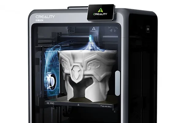 Die K2 3D Drucker haben zusätzlich eingebaute Lüfter – für bessere Druckqualität