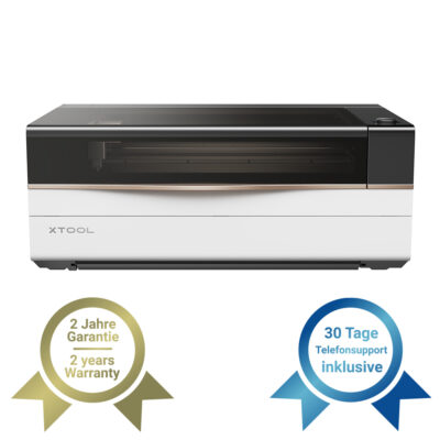 xTool P3 CO2-Laser mit 80W Power in schwarz/weiss - Produktbild