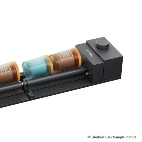 xTool Rotations-Erweiterung RA3 für den xTool P3 Laser - Seriengravur Teelicht