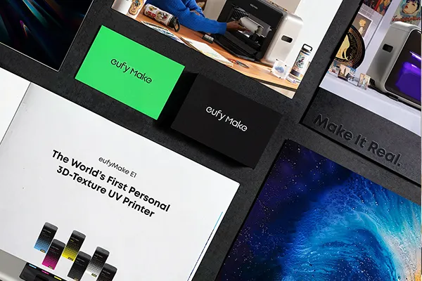 Hochwertige Ergebnisse können mit dem eufyMake UV-Drucker einfach erzielt werden.