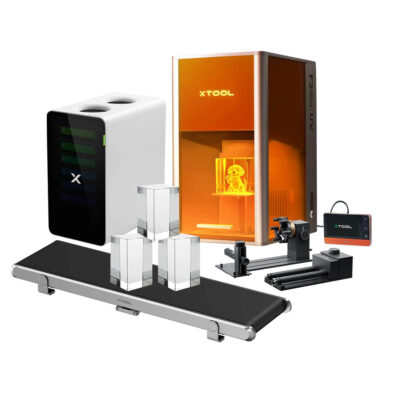 xTool F2 Ultra UV Laser im Deluxe Bundle + Kristallglas
