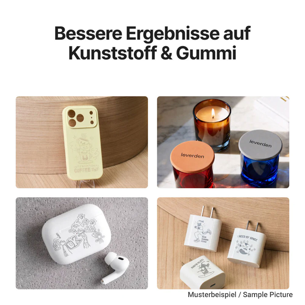 xTool 3W Infrarot Lasermodul für den M2 - Kunststoffmuster