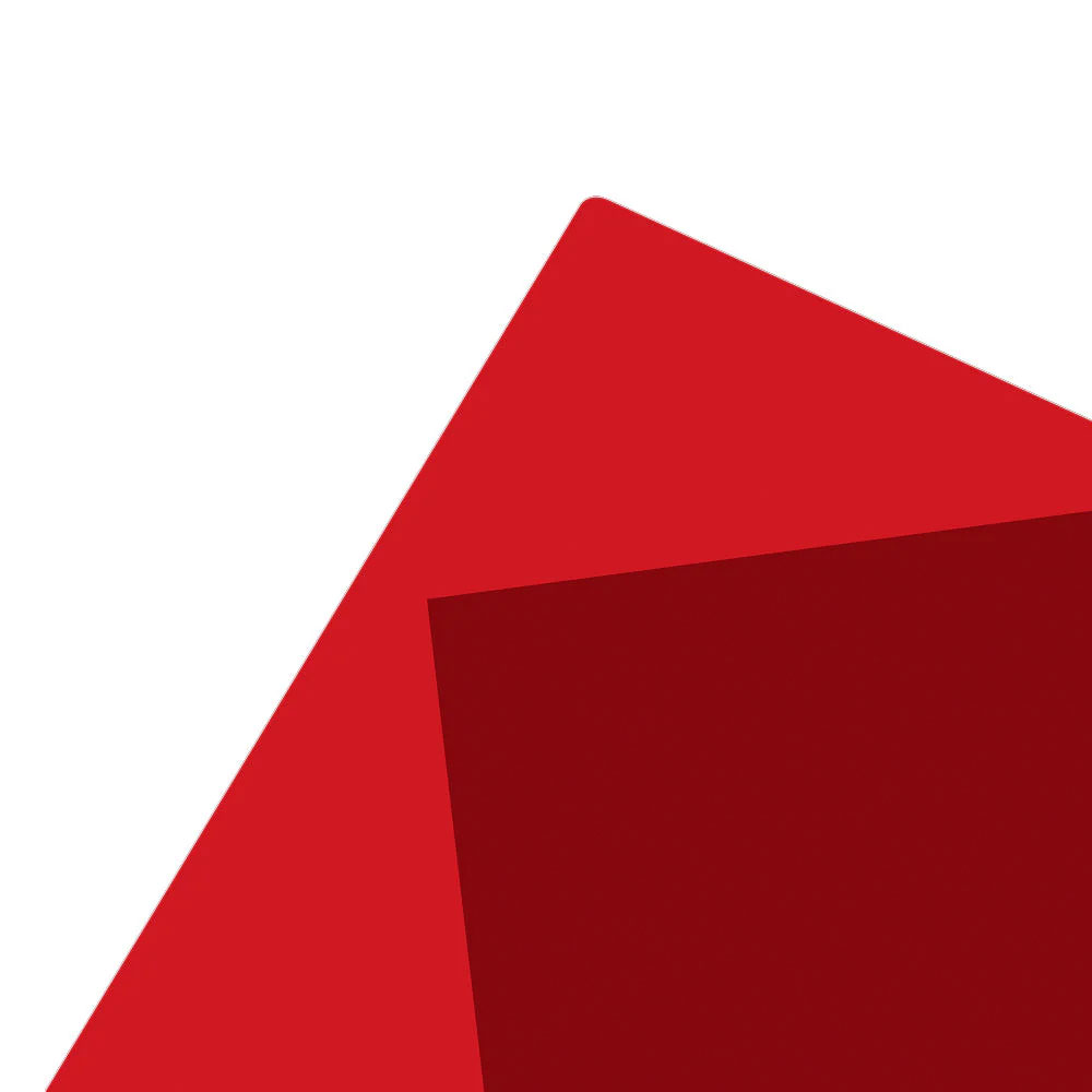 Creality transparente Acrylplatten farbig - rot