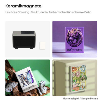 eufyMake Kühlschrank Magnete aus Keramik Anwendungsbeispiel