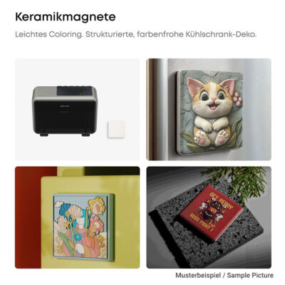 eufyMake Kühlschrank Magnete aus Keramik Anwendungsbeispiel