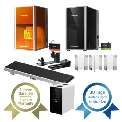 xTool F2 Ultra Dual + F2 Ultra UV All in One - Lieferumfang