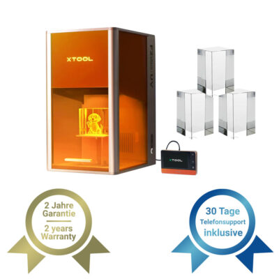 xTool F2 Ultra UV Laser + K9 Kristallglas - Produktansicht