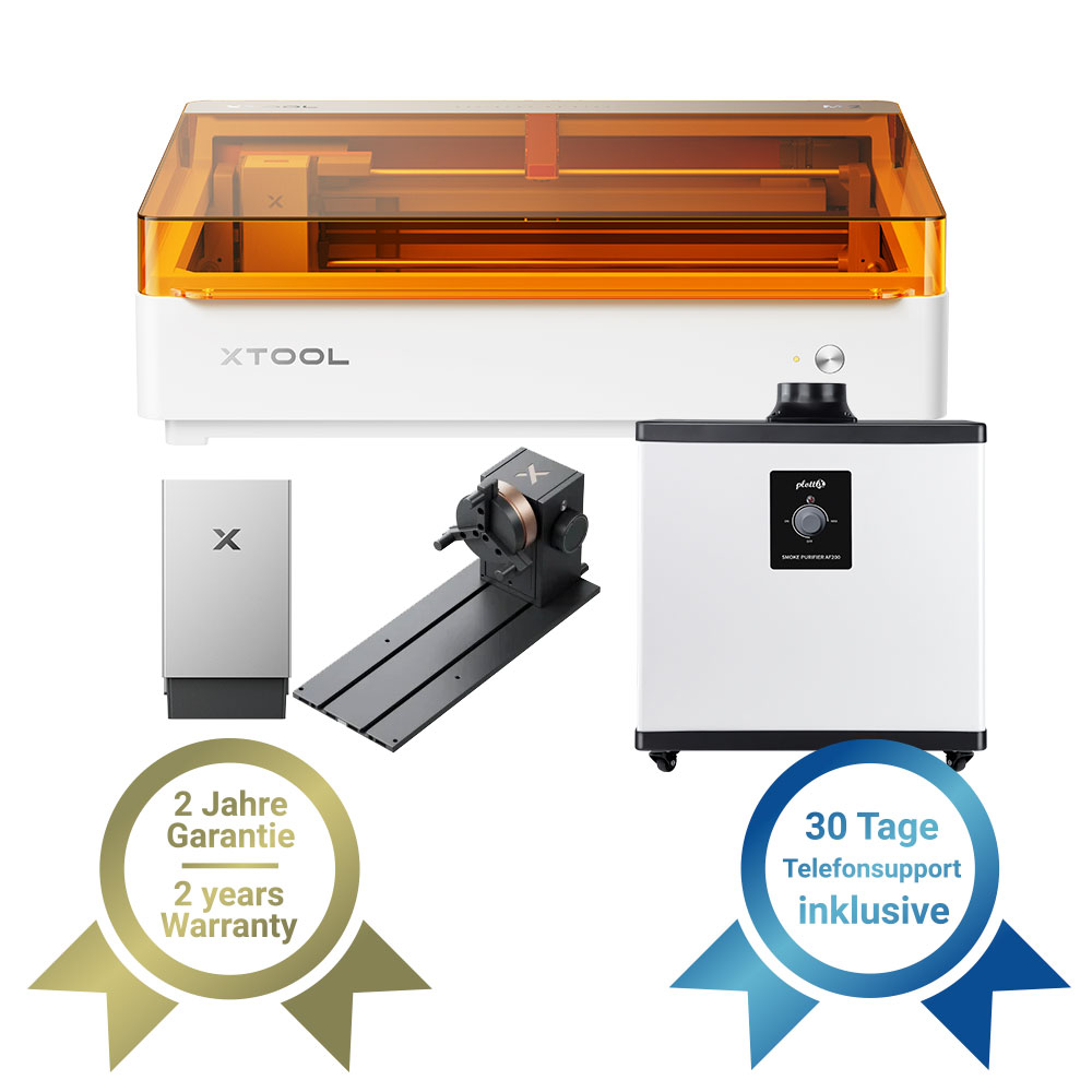 xTool M2 Diodenlaser im Abluftfilter Bundle - Produktanischt