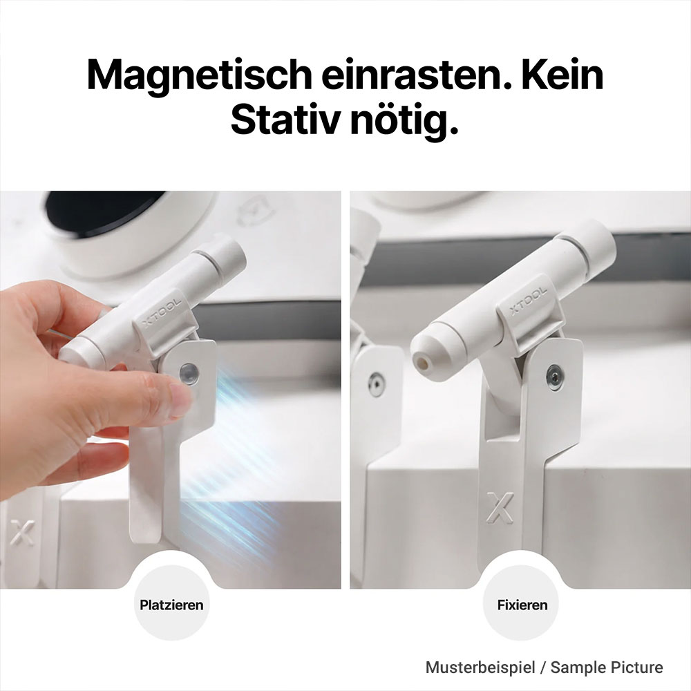 xTool Laser-Positionierstift für die WonderPress Transferpresse - magnetische Halterung