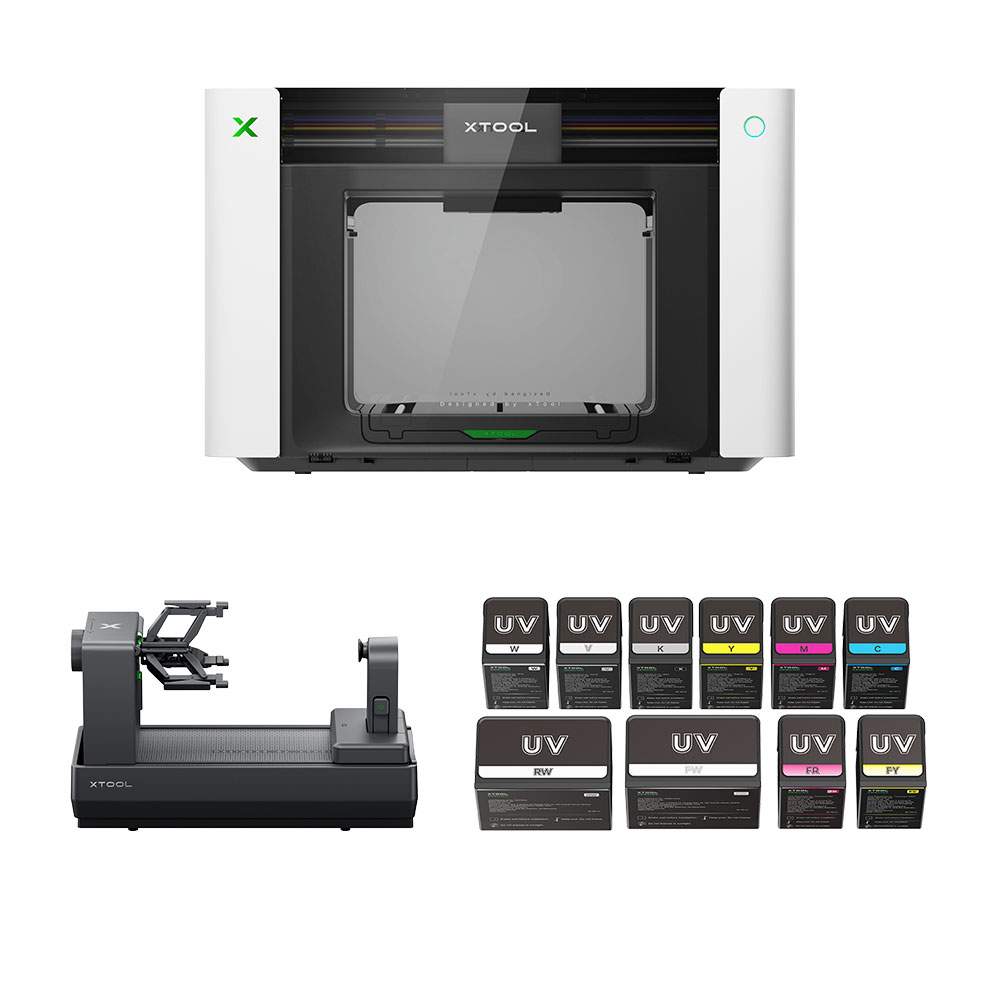 xTool O1 Omni Dual UV Rotary Bundle | UV-Drucker
