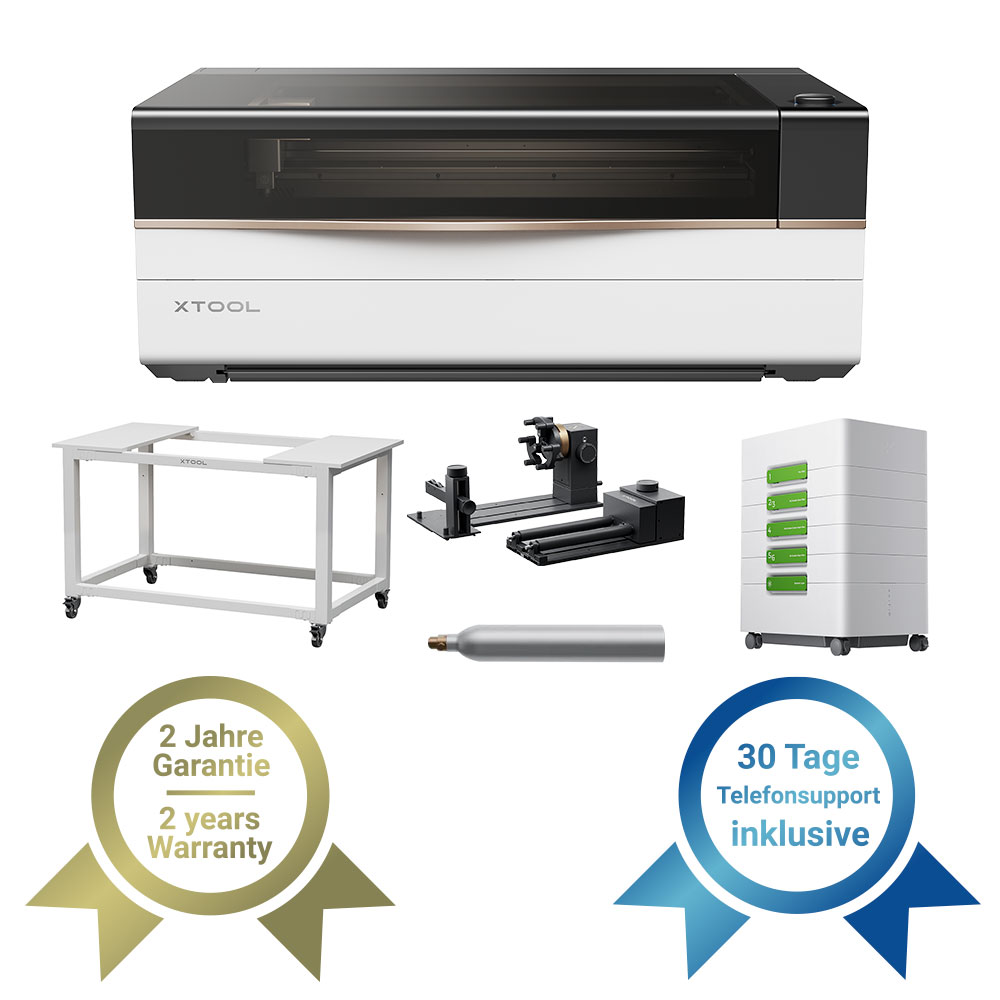 xTool P3 CO2-Laser (LK1) - Purifier Kit - Lieferumfang